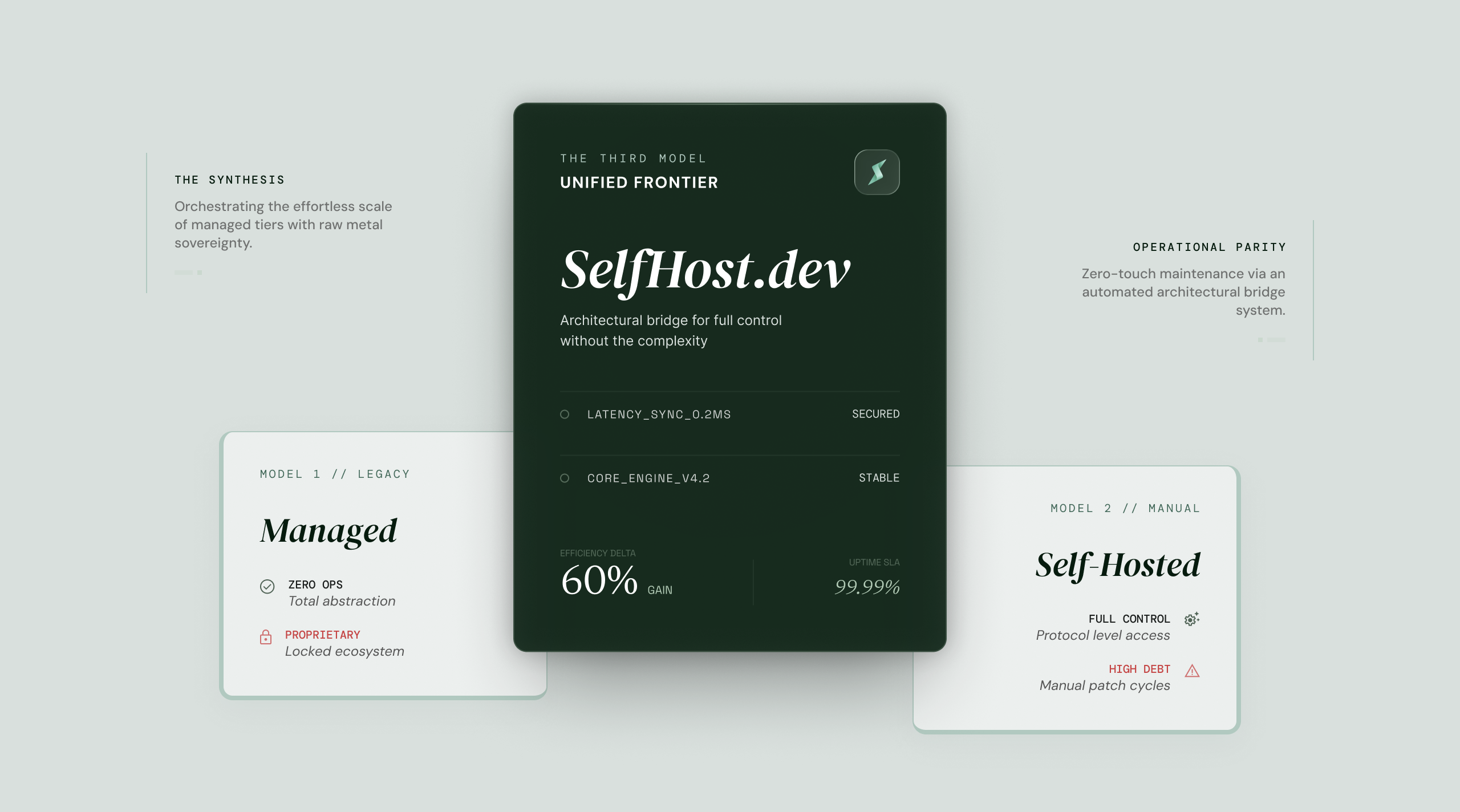 managed vs self hosted database comparison introducing a third model with full control and reduced operational complexity using a unified cloud approach