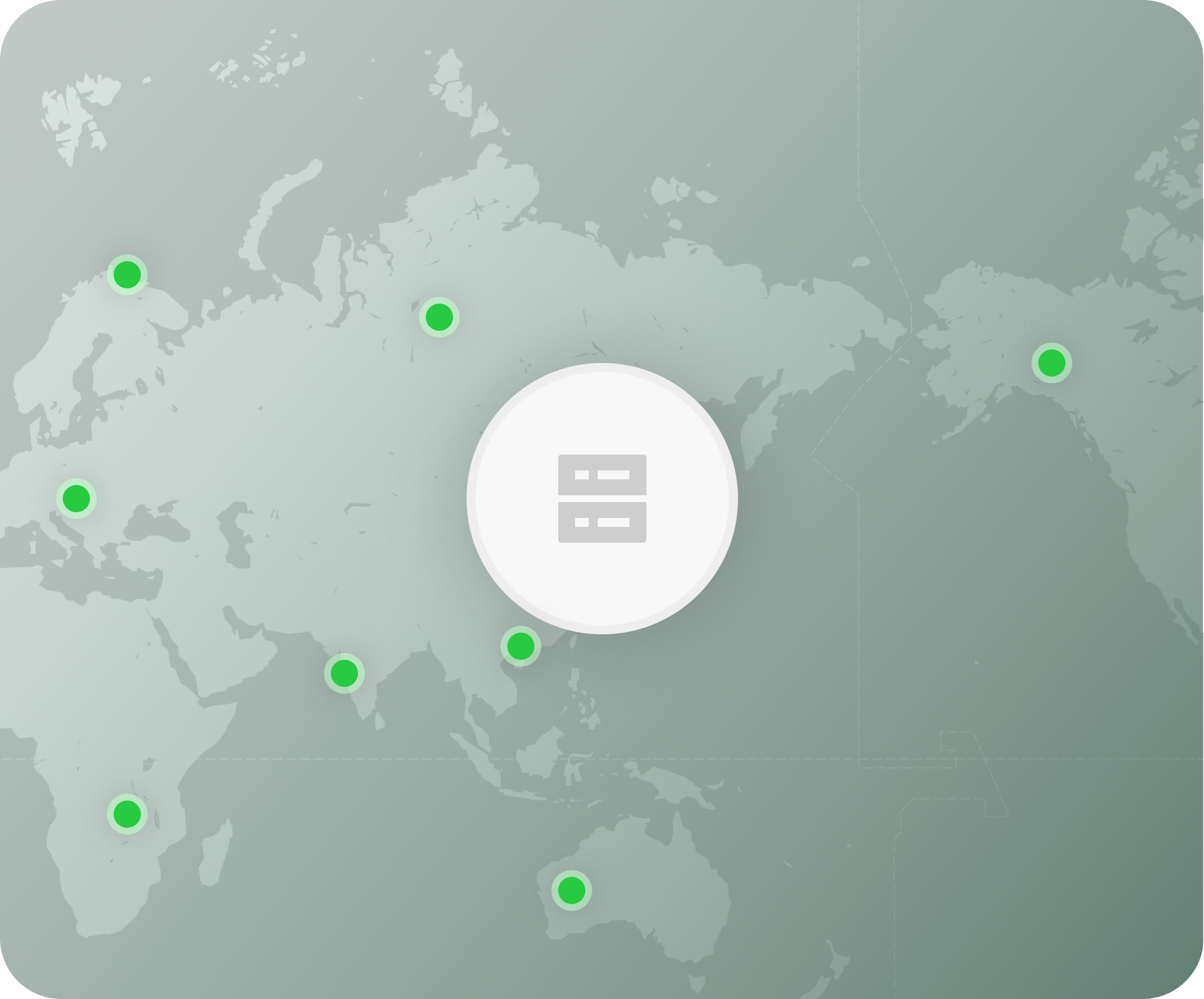 World map showing global database availability with active server nodes across multiple regions.